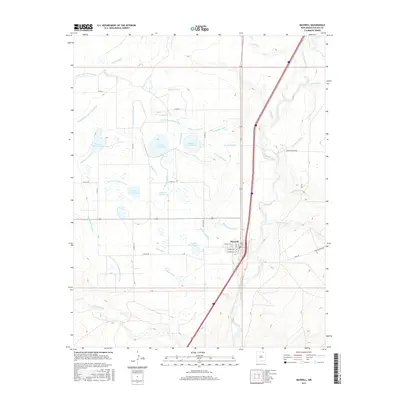 2017 Map of Maxwell, 2017 Print
