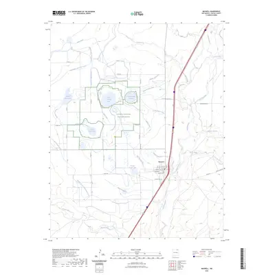 2023 Map of Maxwell, 2023 Print