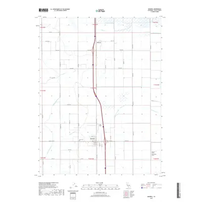 2018 Map of Maxwell, 2018 Print