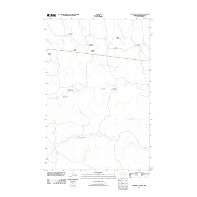 2011 Map of Maxwell Coulee, 2011 Print