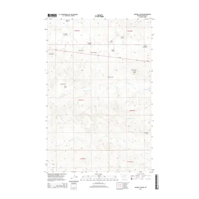2014 Map of Maxwell Coulee, 2014 Print