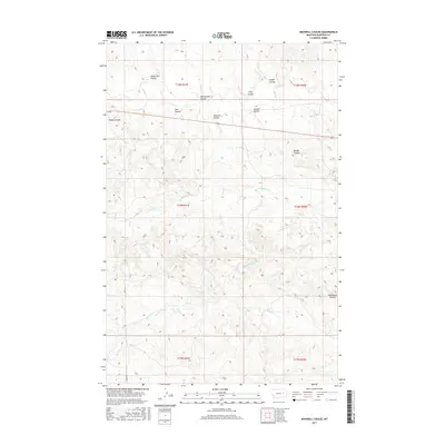 2017 Map of Maxwell Coulee, 2017 Print
