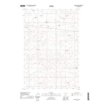 2020 Map of Maxwell Coulee, 2020 Print