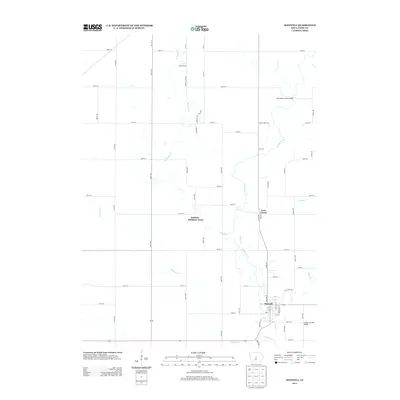 2013 Map of Maxwell, 2013 Print