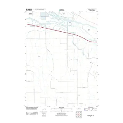 2011 Map of Maxwell SW, 2011 Print