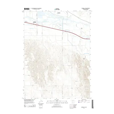 2014 Map of Maxwell SW, 2014 Print
