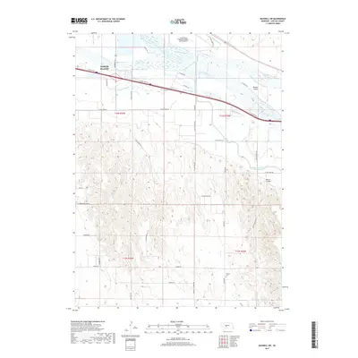 2017 Map of Maxwell SW, 2017 Print