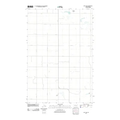 2011 Map of May Lake, 2011 Print