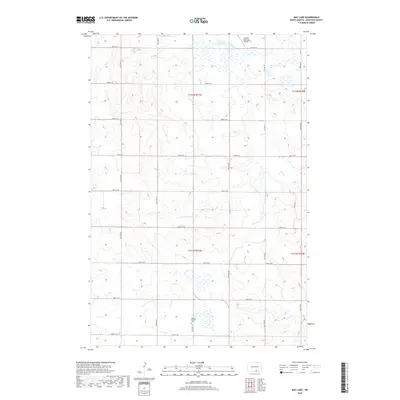 2018 Map of May Lake, 2018 Print