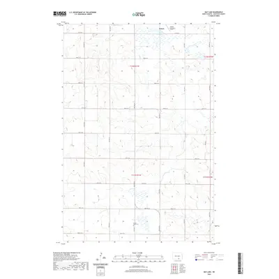 2020 Map of May Lake, 2020 Print