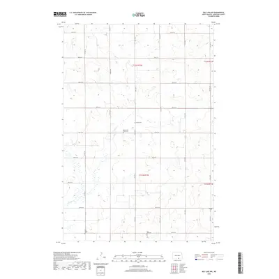 2018 Map of May Lake NW, 2018 Print