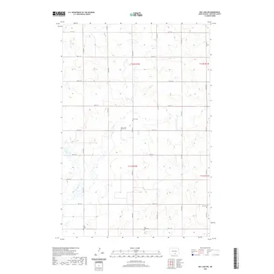 2020 Map of May Lake NW, 2020 Print
