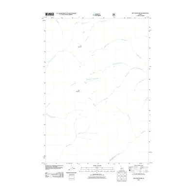 2011 Map of May Mountain, 2011 Print