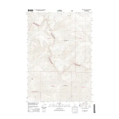 2013 Map of May Mountain, 2013 Print
