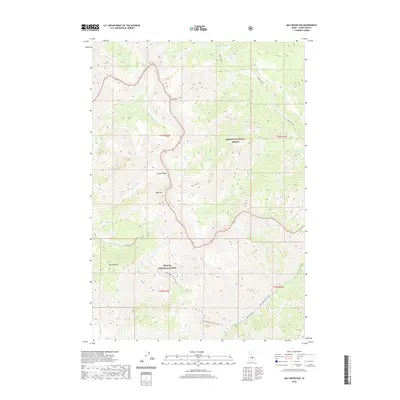 2020 Map of May Mountain, 2020 Print