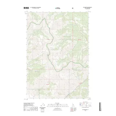 2023 Map of May Mountain, 2023 Print