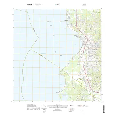 2018 Map of Mayaguez, 2018 Print