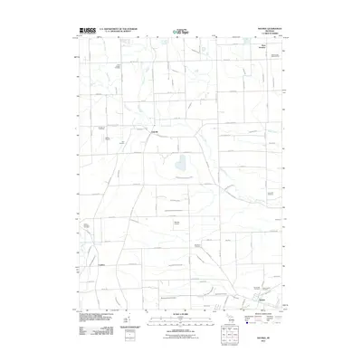 2011 Map of Maybee, 2011 Print