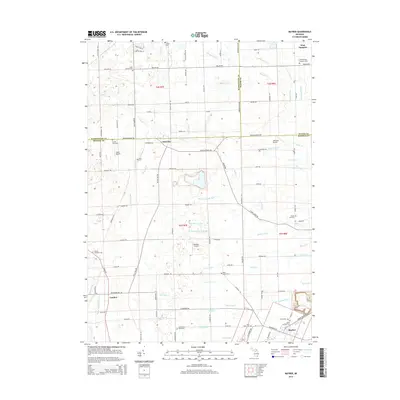 2014 Map of Maybee, 2014 Print