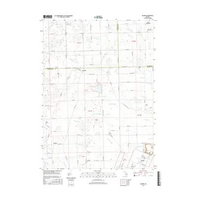 2017 Map of Maybee, 2017 Print