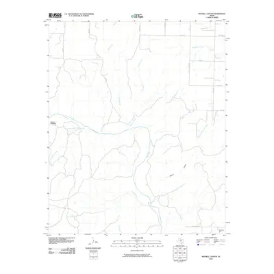 2010 Map of Maybell Canyon, 2010 Print