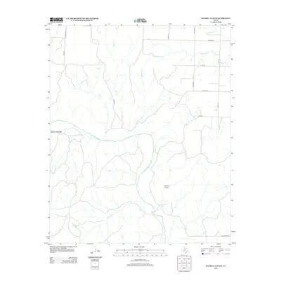 2012 Map of Maybell Canyon, 2012 Print