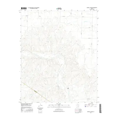 2016 Map of Maybell Canyon, 2016 Print