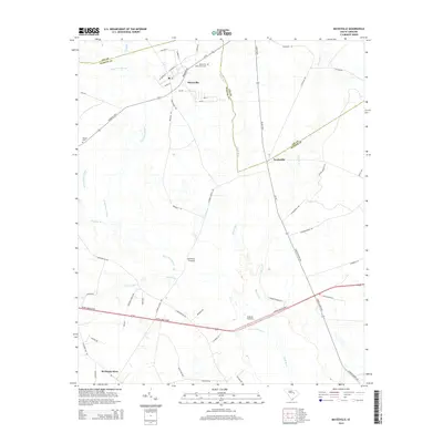 2014 Map of Mayesville, 2014 Print