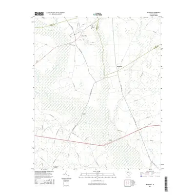2017 Map of Mayesville, 2017 Print