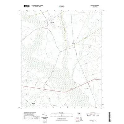 2020 Map of Mayesville, 2020 Print