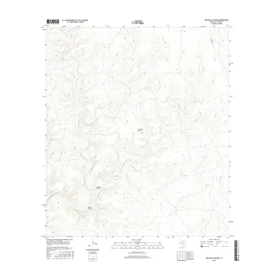 2016 Map of Mayfield Canyon, 2016 Print