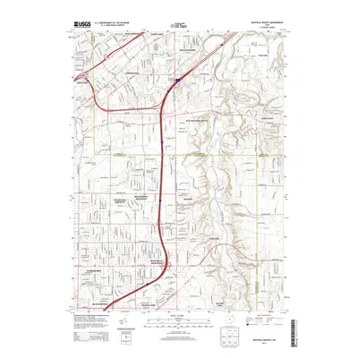 2013 Map of Mayfield Heights, 2013 Print
