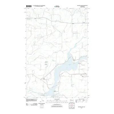 2011 Map of Mayfield Lake, 2011 Print