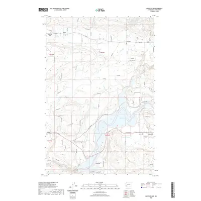 2020 Map of Mayfield Lake, 2020 Print