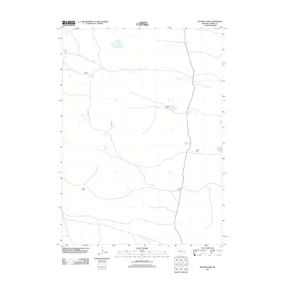 2011 Map of Mayhew Lake, 2011 Print