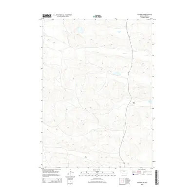 2014 Map of Mayhew Lake, 2014 Print