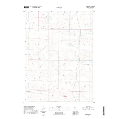 2017 Map of Mayhew Lake, 2017 Print