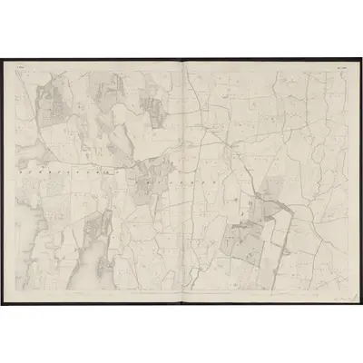 1838 Map of Mayo - Sheet 100, 1863 Print