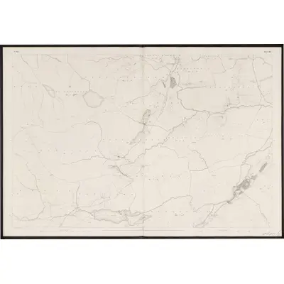 1838 Map of Mayo - Sheet 107, 1856 Print