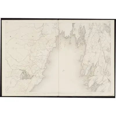 1838 Map of Mayo - Sheet 109, 1860 Print