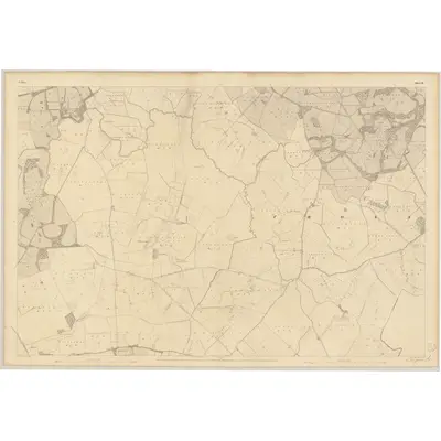 1838 Map of Mayo - Sheet 111, 1840 Print