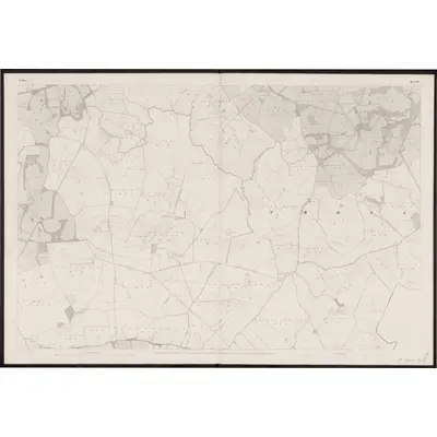 1838 Map of Mayo - Sheet 111, 1863 Print