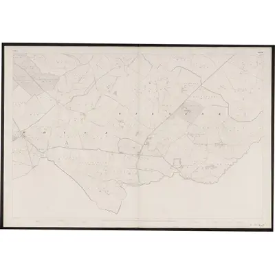 1838 Map of Mayo - Sheet 112, 1863 Print