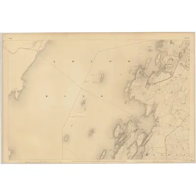 1838 Map of Mayo - Sheet 117, 1840 Print