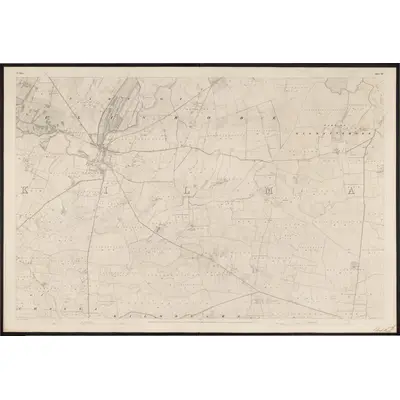 1838 Map of Mayo - Sheet 118, 1859 Print