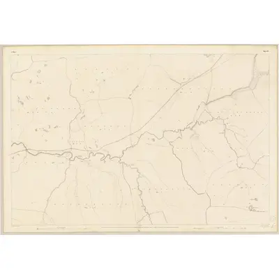1838 Map of Mayo - Sheet 12, 1839 Print