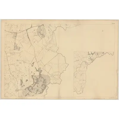 1838 Map of Mayo - Sheet 122 [with inset 122A], 1840 Print