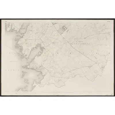 1838 Map of Mayo - Sheet 123, 1862 Print