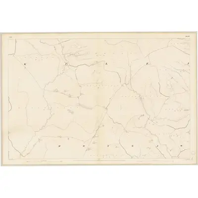1837 Map of Mayo - Sheet 20, 1839 Print