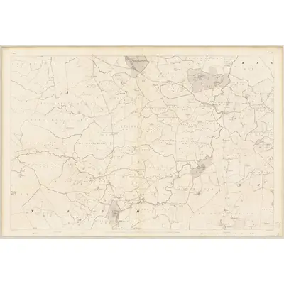 1838 Map of Mayo - Sheet 21, 1839 Print